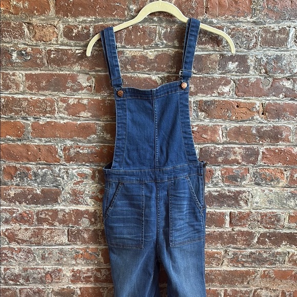 Madewell Classic Blue Denim Overalls - Picture 2 of 12